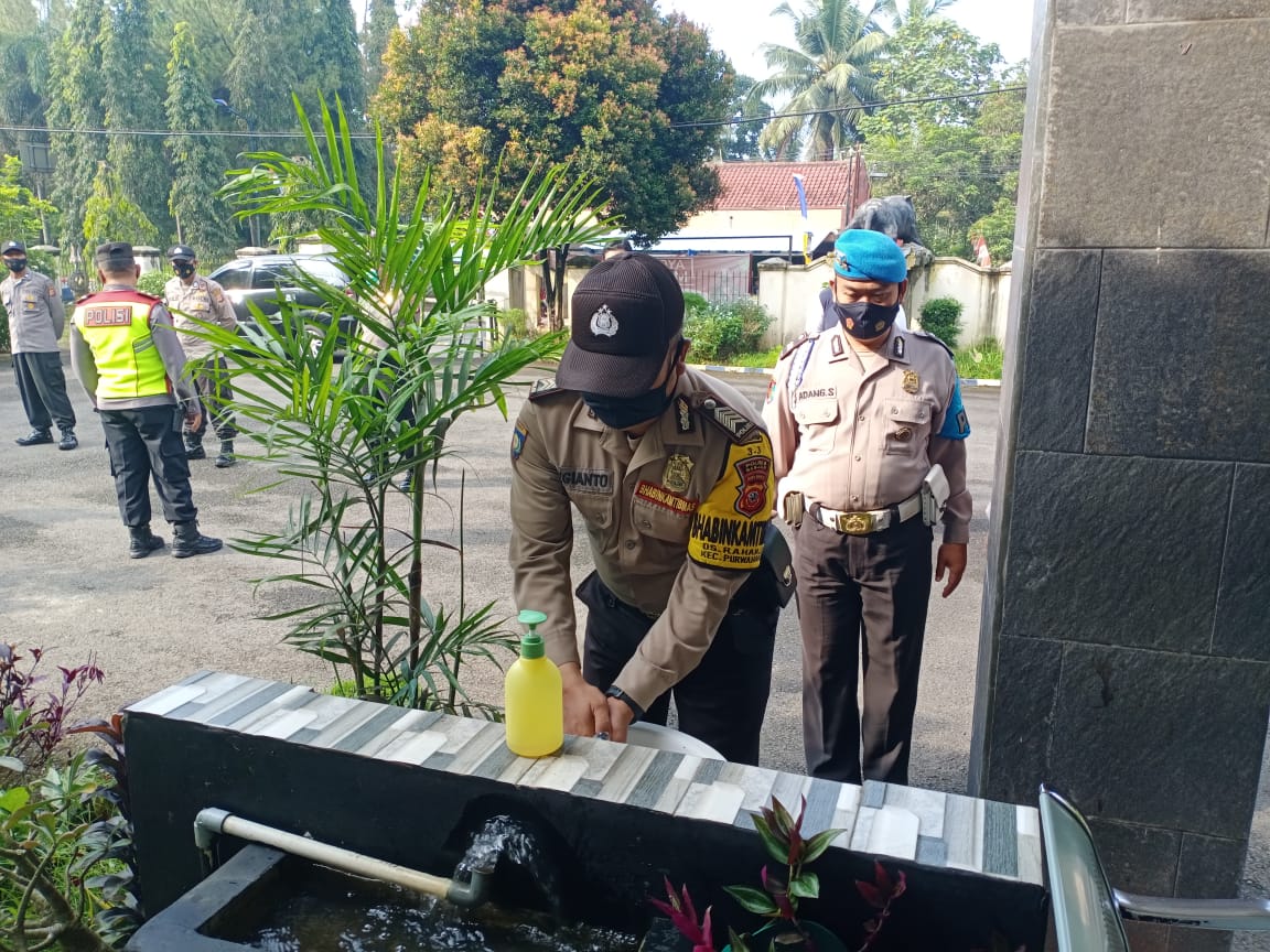 Disiplin Prokes yang Ketat di Internal Polres Banjar